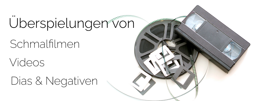 überspielung von schmalfilmen videos dias und negativen